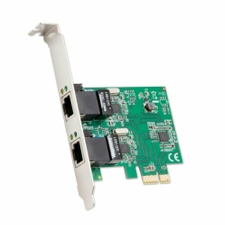 SKILLEDPOWER 2-port Ethernet PCIe x1 Card, Realtek RTL8111 Chipset with Standard & Low Profile Brackets SK874486